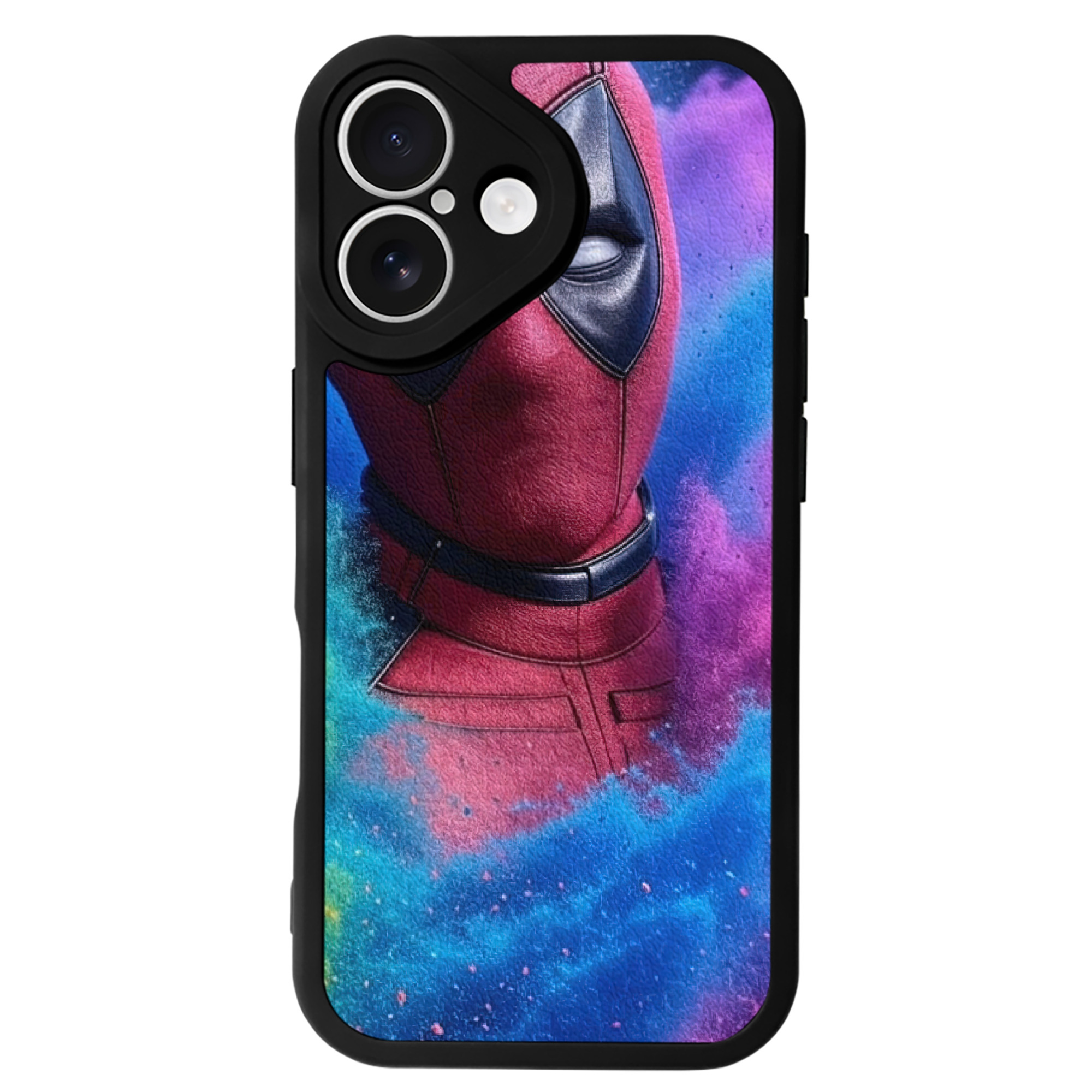 （画像用） Deadpool デッドプール 【iPhone 16シリーズ対応】シリコンスマホケース（レザー調） 材質：シリコン